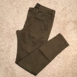 Zara Olive Slim Pants